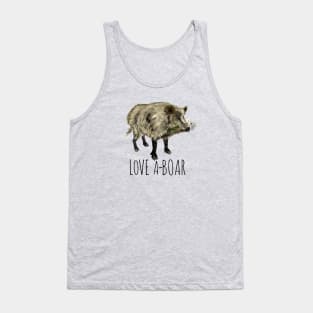 Love a boar #1 Tank Top